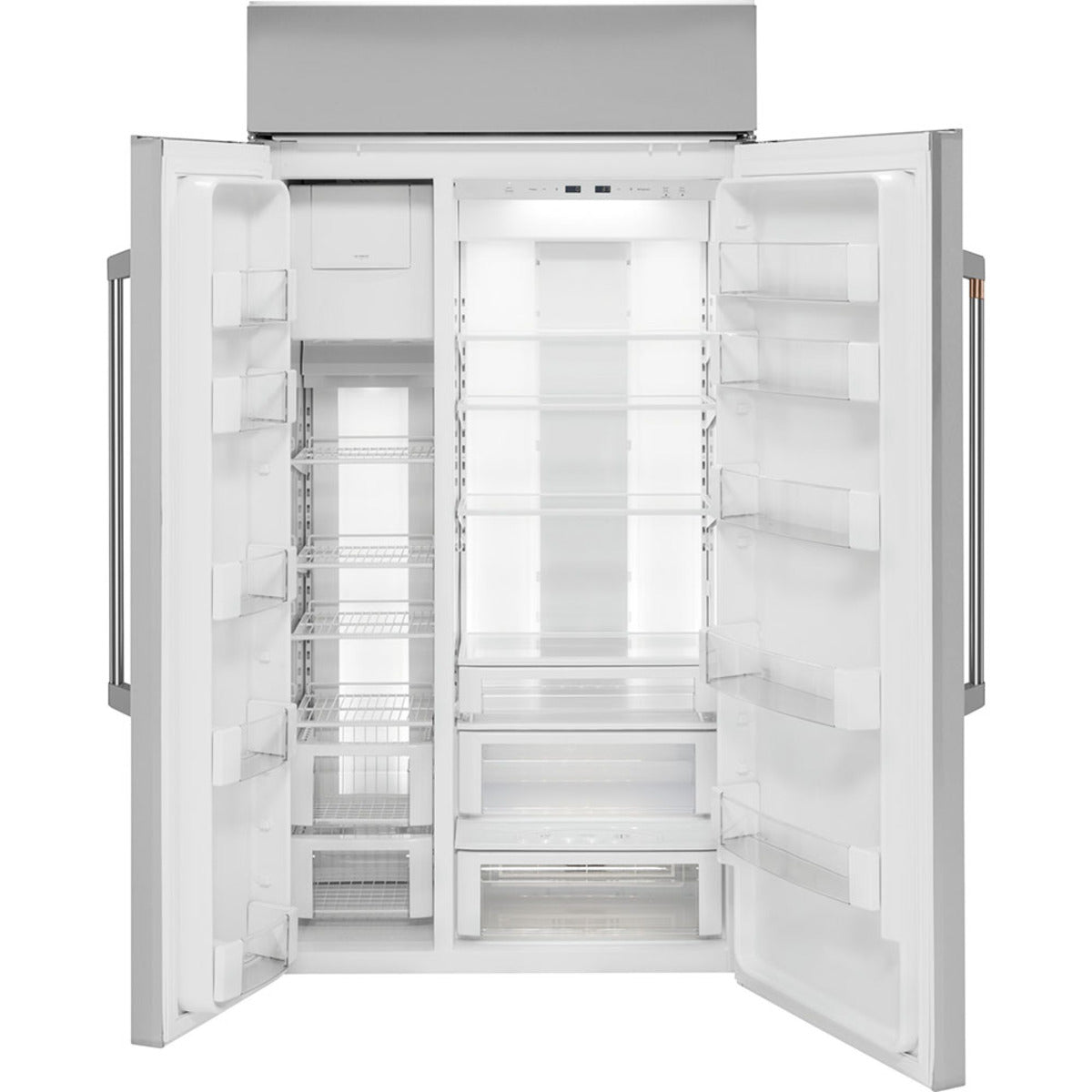 Cafe CSB42YP2NS1 42" Built-In Side-by-Side Refrigerator Stainless Steel