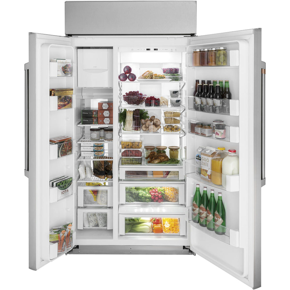Cafe CSB42YP2NS1 42" Built-In Side-by-Side Refrigerator Stainless Steel
