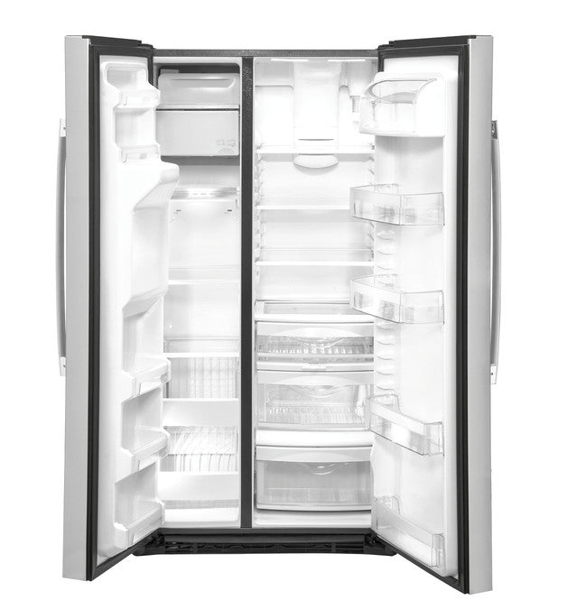 GE GZS22IYNFS 21.8 Cu. Ft. Counter-Depth Fingerprint Resistant Side-By-Side Refrigerator