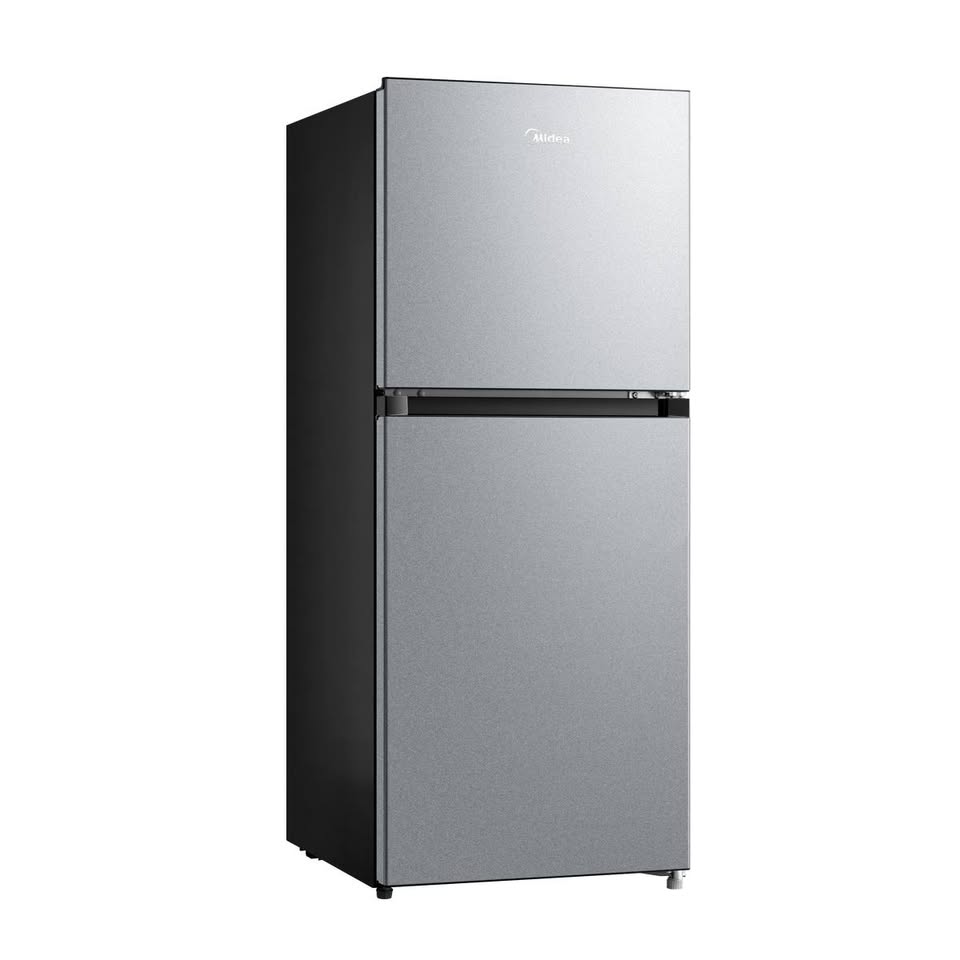 Midea MRM45D3ASL Compact Refrigerator, 2-Door, 4.5 cu ft, Stainless Steel