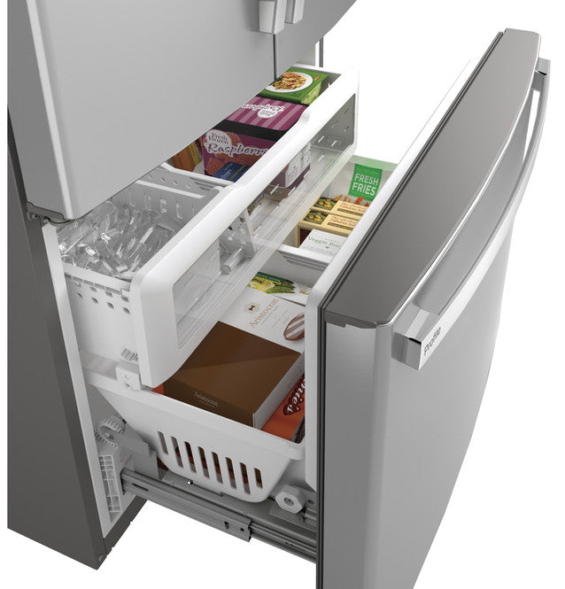 GE Profile HZ537904 ENERGY STAR 23.1 Cu. Ft. Counter-Depth Fingerprint Resistant French-Door Refrigerator