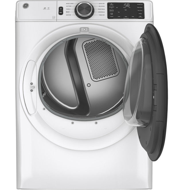 GE HZ108044 ENERGY STAR 7.8 cu. ft. Capacity Smart Front Load Gas Dryer with Sanitize Cycle