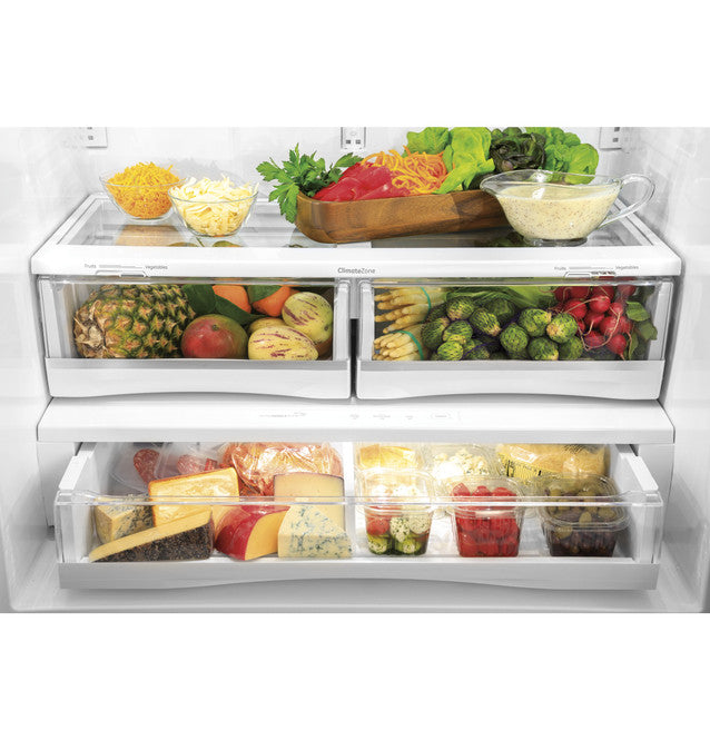 GE Profile HZ537904 ENERGY STAR 23.1 Cu. Ft. Counter-Depth Fingerprint Resistant French-Door Refrigerator
