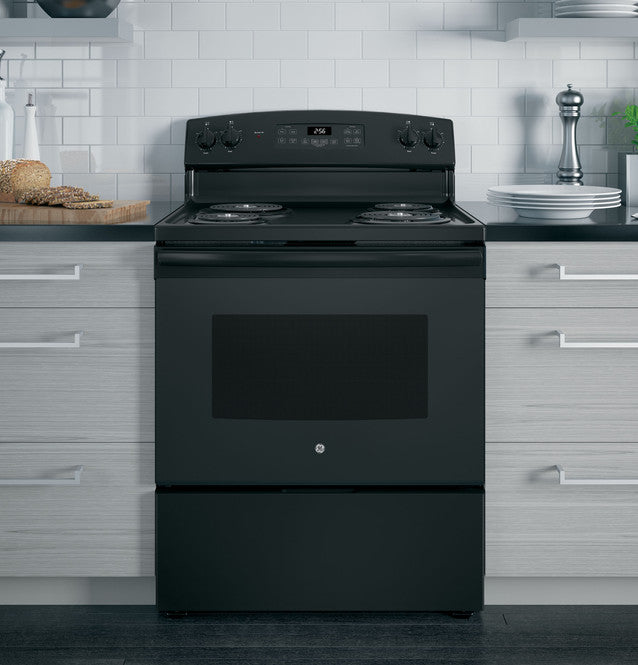 GE JB256DMBB ENERGY STAR 30" Free-Standing Self-Clean Electric Range