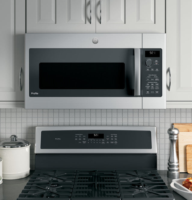 GE Profile PVM9215SKSS 2.1 Cu. Ft. Over-the-Range Sensor Microwave Oven