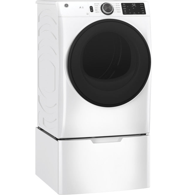 GE HZ108044 ENERGY STAR 7.8 cu. ft. Capacity Smart Front Load Gas Dryer with Sanitize Cycle