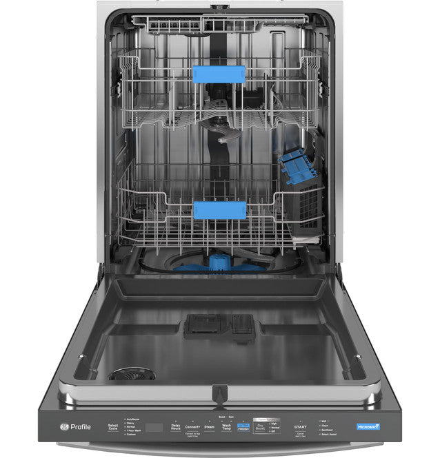 GE Profile PDT795SYVFS ENERGY STAR Smart UltraFresh System Dishwasher with Microban Antimicrobial Technology with Deep Clean Washing 3rd Rack, 39 dBA