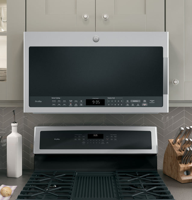 GE PVM9005SJSS Profile 2.1 Cu. Ft. Over-the-Range Sensor Microwave Oven