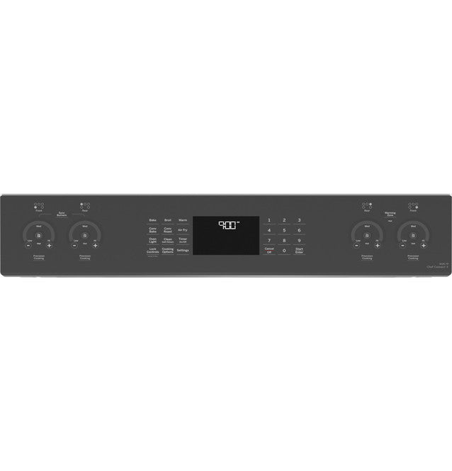 GE Profile PHS930YPFS 30" Smart Slide-In Fingerprint Resistant Front-Control Induction and Convection Range with No Preheat Air Fry