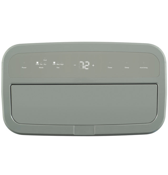 GE APSD08JASG 8,500 BTU Heat/Cool Portable Air Conditioner with Dehumidifier and Remote, Grey