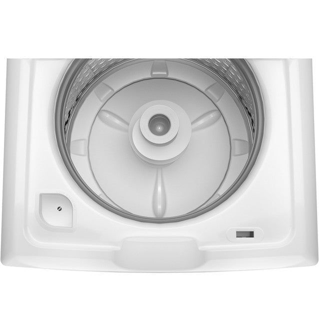 GE GTW385ASWWS 4.3 cu. ft. Capacity Washer with Stainless Steel Basket,Cold Plus and Water Level Control