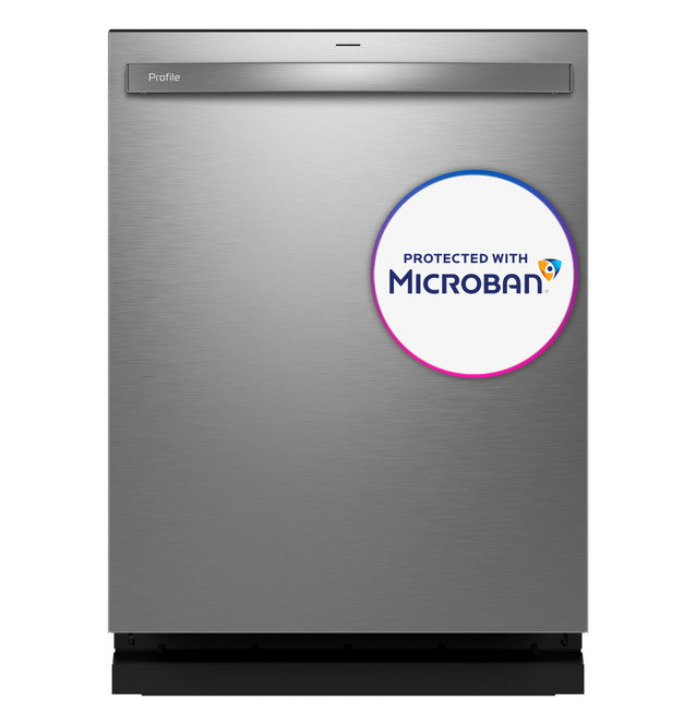 GE Profile PDT715SYVFS ENERGY STAR Fingerprint Resistant Top Control Stainless Interior Dishwasher with Microban Antimicrobial Technology with Sanitize Cycle
