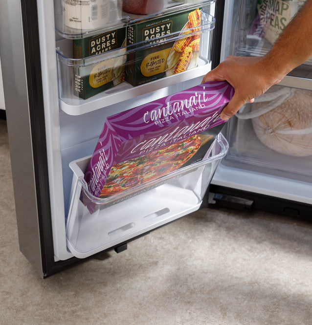 GE Profile PAD28BYTFS ENERGY STAR 28.4 Cu. Ft. Quad-Door Refrigerator with Dual-Dispense AutoFill Pitcher and Door in Door