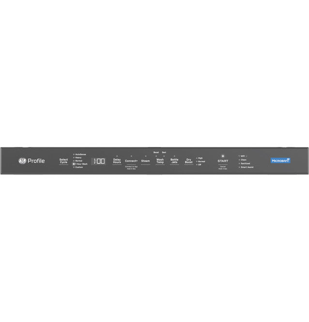 GE Profile PDT705SYWFS ENERGY STAR Fingerprint Resistant Top Control Stainless Interior Dishwasher with Microban Antimicrobial Technology with Sanitize Cycle