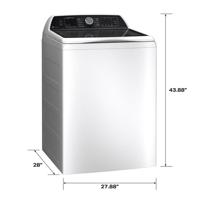 GE Profile PTW700BSTWS ENERGY STAR 5.4 cu. ft. Capacity Washer with Smarter Wash Technology and FlexDispense