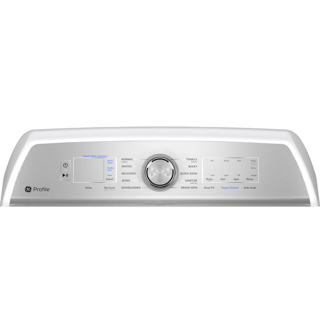 GE Profile PTW600BSRWS  ENERGY STAR 5.0 cu. ft. Capacity Washer with Smarter Wash Technology and FlexDispense