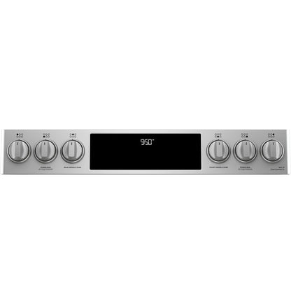 Cafe C2S950P2MS1 30" Smart Slide-In, Front-Control, Dual-Fuel, Double-Oven Range with Convection