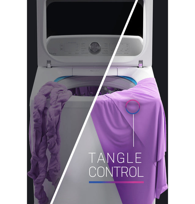GE Profile PTW600BSRWS  ENERGY STAR 5.0 cu. ft. Capacity Washer with Smarter Wash Technology and FlexDispense