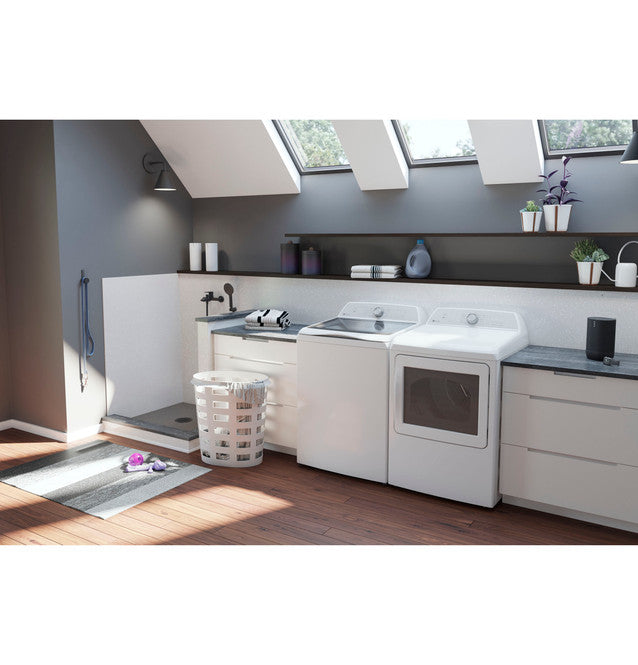 GE Profile PTW600BSRWS  ENERGY STAR 5.0 cu. ft. Capacity Washer with Smarter Wash Technology and FlexDispense