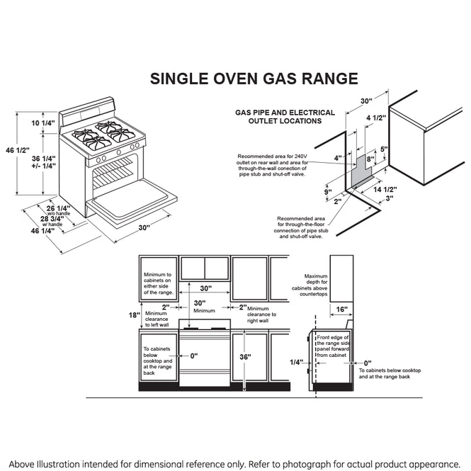 GE JGBS10DEMBB 30" Free-Standing Front Control Gas Range