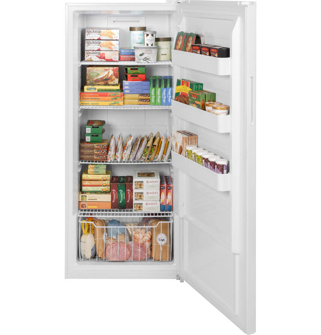 GE FUF21QRRWW 21.3 Cu. Ft. Frost-Free Garage Ready Upright Freezer