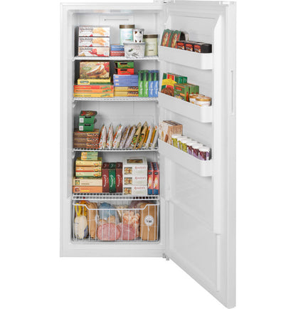 GE FUF21QRRWW 21.3 Cu. Ft. Frost-Free Garage Ready Upright Freezer