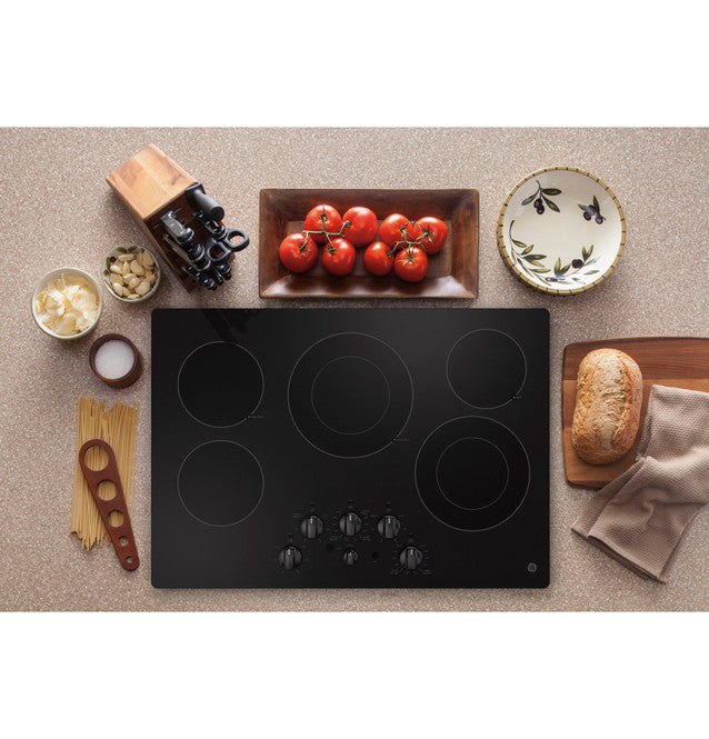 GE JEP5030DTBB 30" Built-In knob Control Electric Cooktop