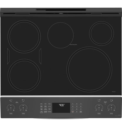 GE Profile PHS930YPFS  30" Smart Slide-In Fingerprint Resistant Front-Control Induction and Convection Range with No Preheat Air Fry