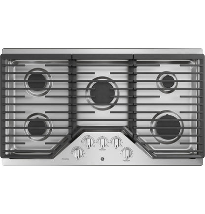 GE Profile PGP7036SLSS  36" Built-In Gas Cooktop with Five Burners