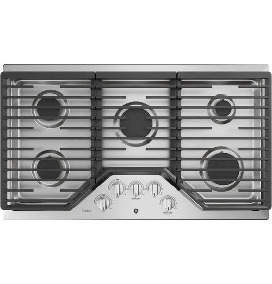 GE Profile PGP7036SLSS  36" Built-In Gas Cooktop with Five Burners