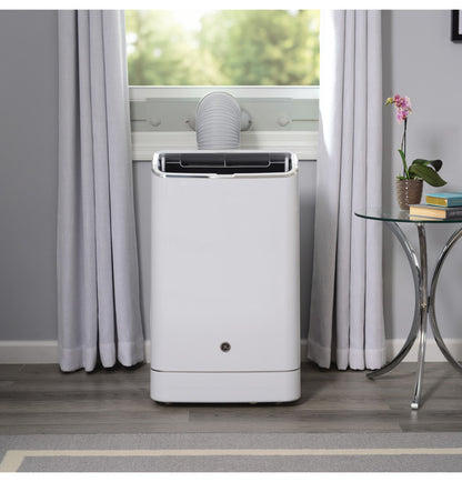 GE APCA14YBMW 14,000 BTU Portable Air Conditioner for Medium Rooms up to 550 sq ft. (9,850 BTU SACC)