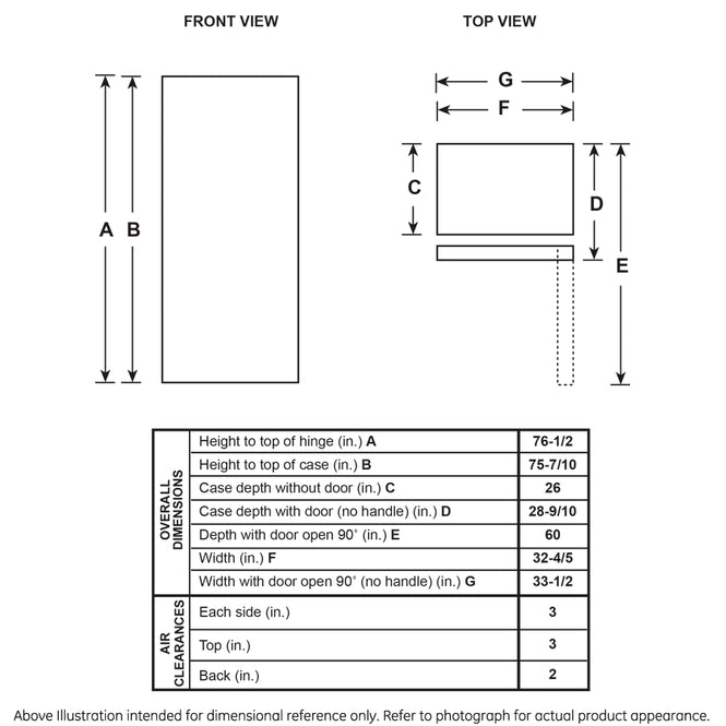 GE FUF21QRRWW 21.3 Cu. Ft. Frost-Free Garage Ready Upright Freezer