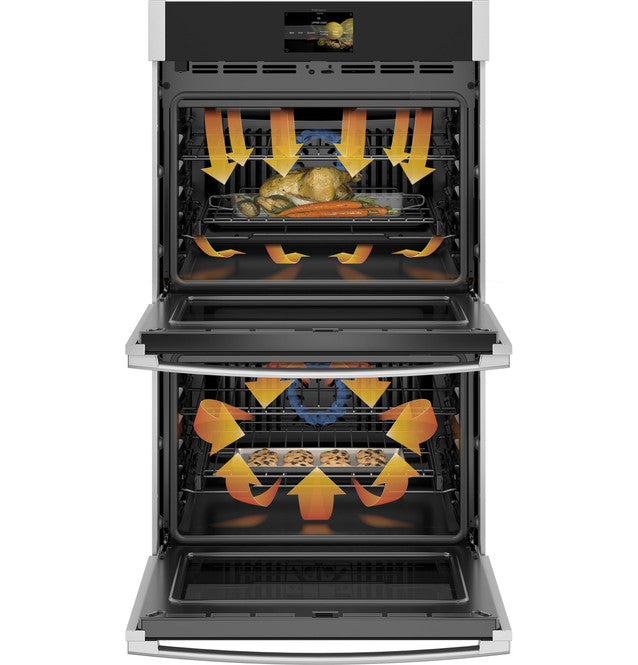 GE Profile PTD7000SNSS  30" Smart Built-In Convection Double Wall Oven with No Preheat Air Fry and Precision Cooking