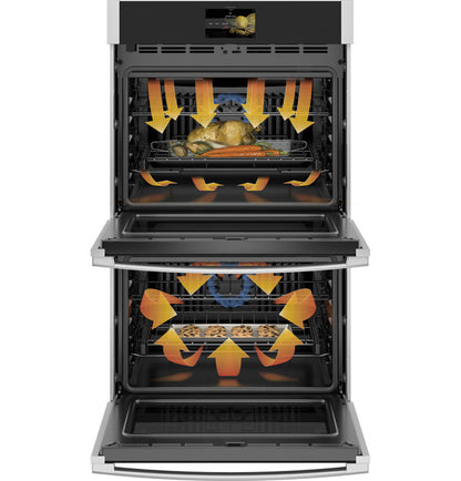 GE Profile PTD7000SNSS  30" Smart Built-In Convection Double Wall Oven with No Preheat Air Fry and Precision Cooking