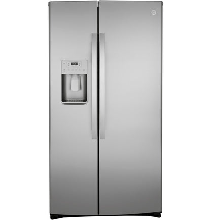 GE GZS22IYNFS 21.8 Cu. Ft. Counter-Depth Fingerprint Resistant Side-By-Side Refrigerator