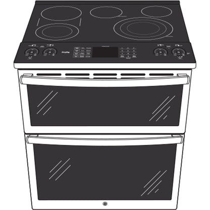 GE Profile PS960YPFS  30" Smart Slide-In Electric Double Oven Convection Fingerprint Resistant Range