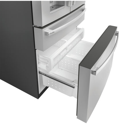 GE Profile PVD28BYNFS  ENERGY STAR 27.9 Cu. Ft. Smart Fingerprint Resistant 4-Door French-Door Refrigerator with Door In Door