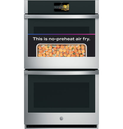GE Profile PTD7000SNSS  30" Smart Built-In Convection Double Wall Oven with No Preheat Air Fry and Precision Cooking