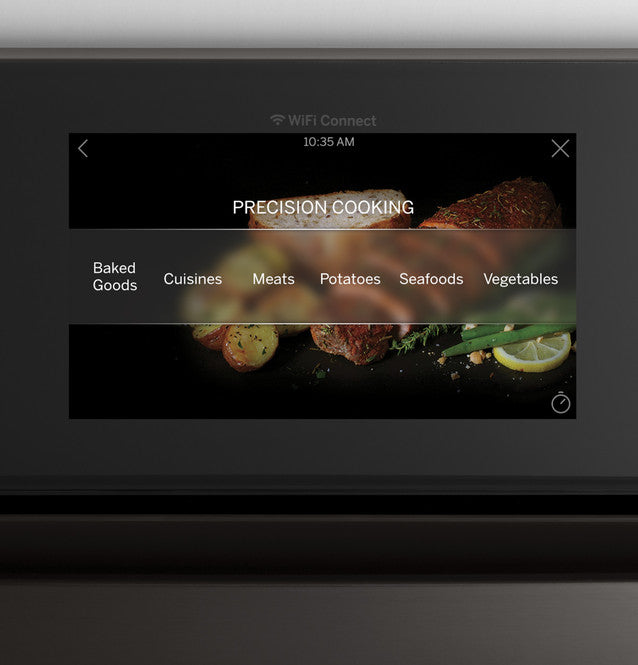GE Profile PTD7000SNSS  30" Smart Built-In Convection Double Wall Oven with No Preheat Air Fry and Precision Cooking