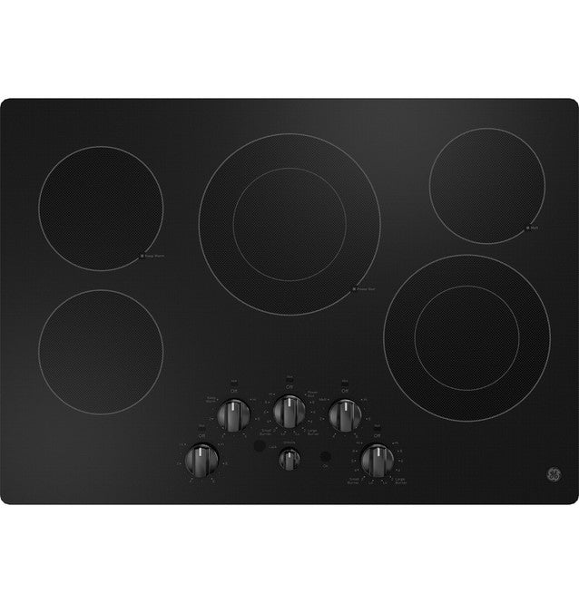 GE JEP5030DTBB 30" Built-In knob Control Electric Cooktop