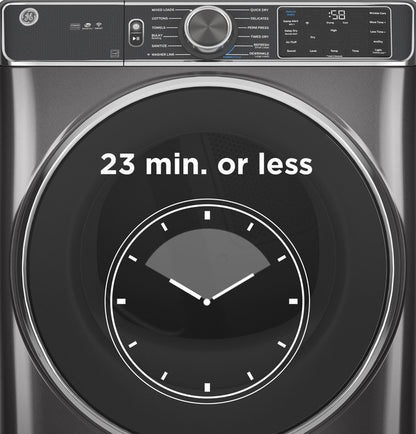 GE HZ108044 ENERGY STAR 7.8 cu. ft. Capacity Smart Front Load Gas Dryer with Sanitize Cycle
