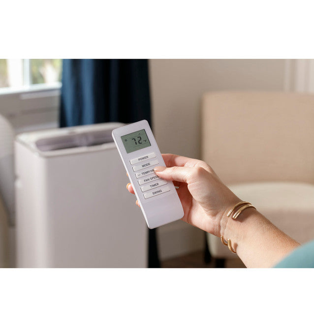 GE APCA14YBMW 14,000 BTU Portable Air Conditioner for Medium Rooms up to 550 sq ft. (9,850 BTU SACC)