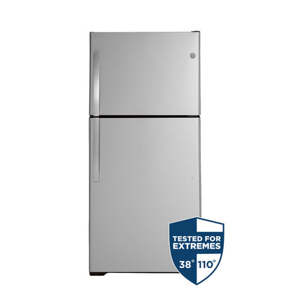GE GTS22KYNRFS 21.9 Cu. Ft. Garage Ready Top-Freezer Refrigerator