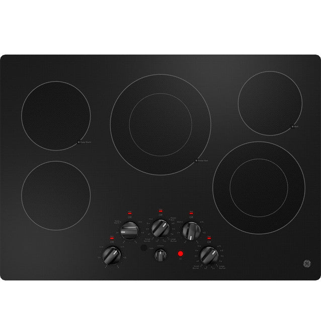 GE JEP5030DTBB 30" Built-In knob Control Electric Cooktop