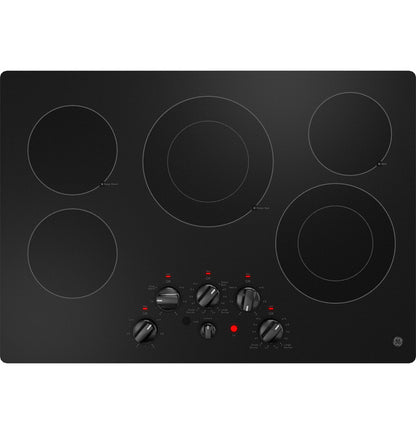 GE JEP5030DTBB 30" Built-In knob Control Electric Cooktop