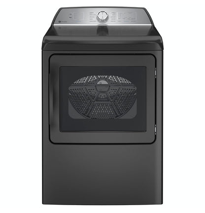 GE Profile PTD60GBPRDG ENERGY STAR 7.4 cu. ft. Capacity aluminized alloy drum Gas Dryer with Sanitize Cycle and Sensor Dry