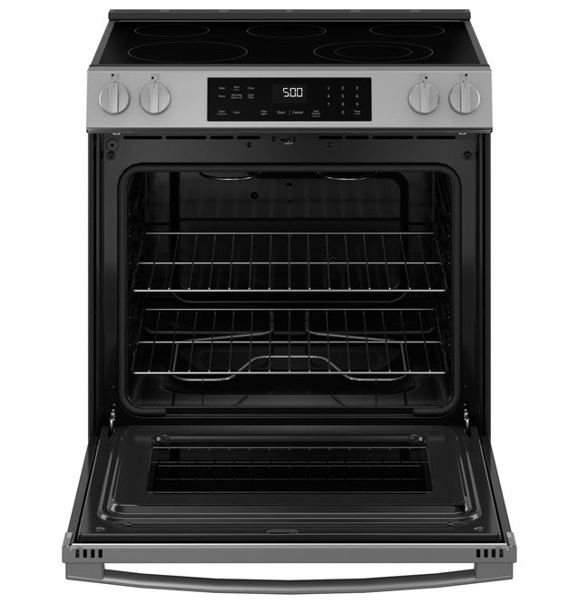 GE GRS500PVSS 30" Slide-In Electric Range with Crisp Mode