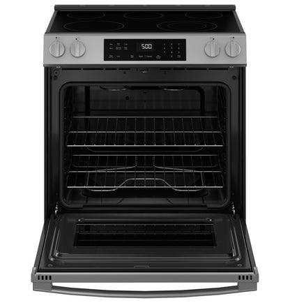 GE GRS500PVSS 30" Slide-In Electric Range with Crisp Mode