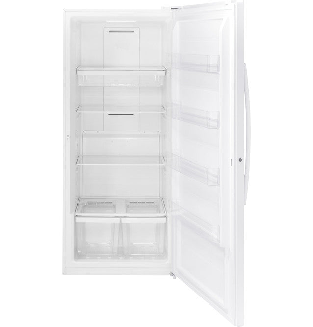 GE FUF21DLRWW ENERGY STAR 21.3 Cu. Ft. Frost-Free Garage Ready Upright Freezer