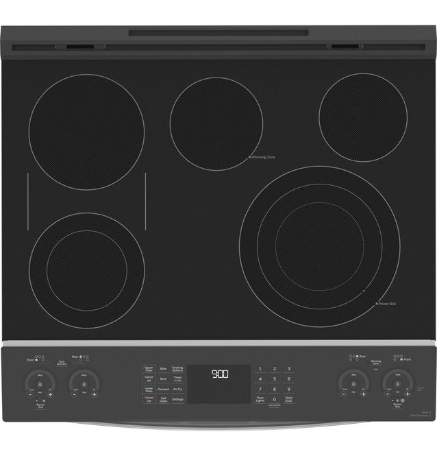 GE Profile PS960YPFS  30" Smart Slide-In Electric Double Oven Convection Fingerprint Resistant Range